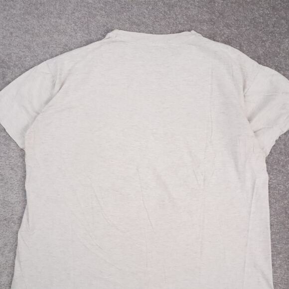 VTG 90s Ocean Whales Orcas Give Blood XL Gray Short Sleeve T-Shirt - Picture 9 of 9